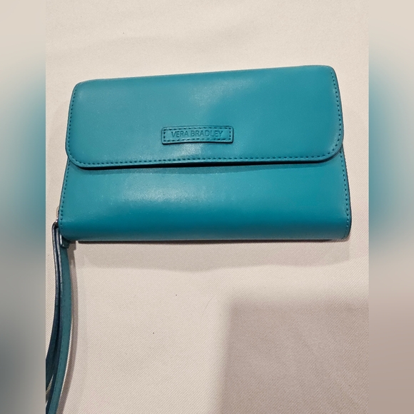Vera Bradley Handbags - Vera Bradley Teal Wristlet Wallet